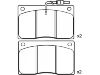 Brake Pad Set:77 01 203 071