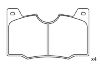 Brake Pad Set:180507