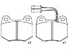 Brake Pad Set:0060 728 434